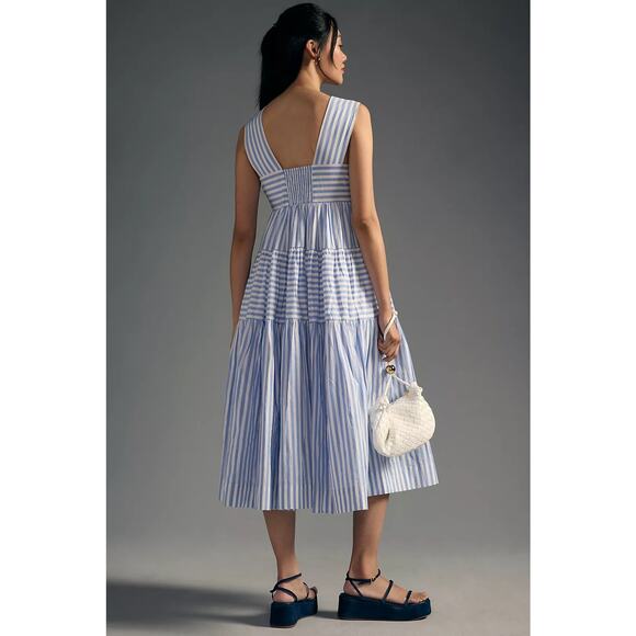 Anthropologie The Helena Square-Neck Babydoll Dress - Picture 2 of 6